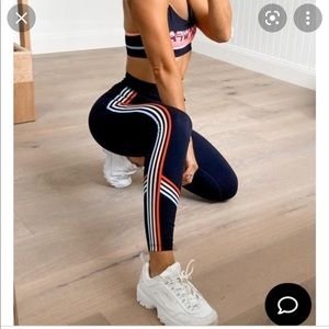 Sarah’s day x White Fox Rally Leggings Black